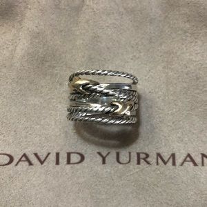 David Yurman Double X Crossover Ring